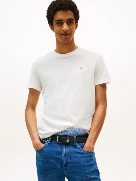 Tommy Jeans Tricou negru alb
