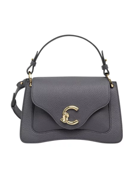 Coccinelle torebka crossbody skórzana szara
