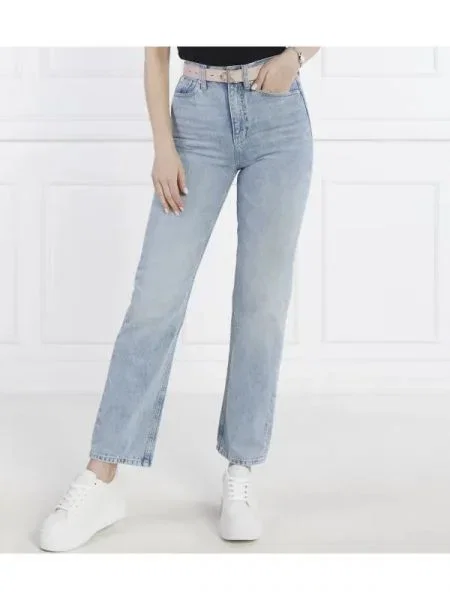CALVIN KLEIN JEANS Farmer | Straight fit | high rise kék