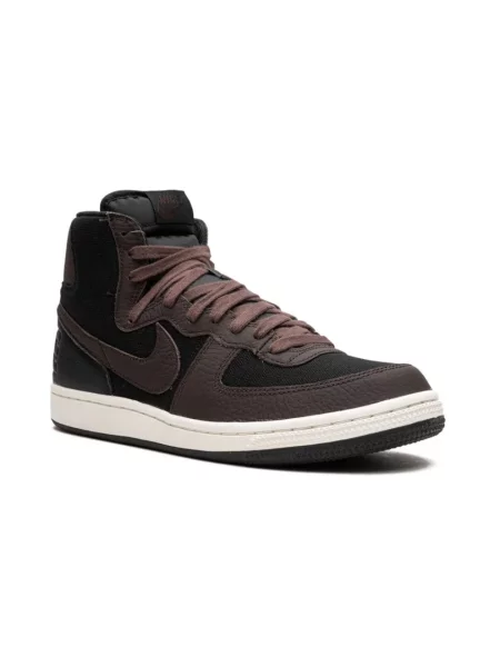 Sneakersy Nike skórzane brązowe