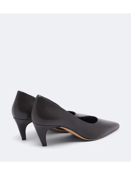 Pantofi cu toc Jude din piele maro