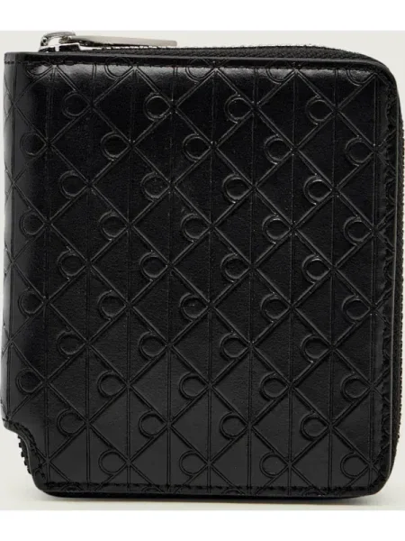 Calvin Klein De piele portofel negru