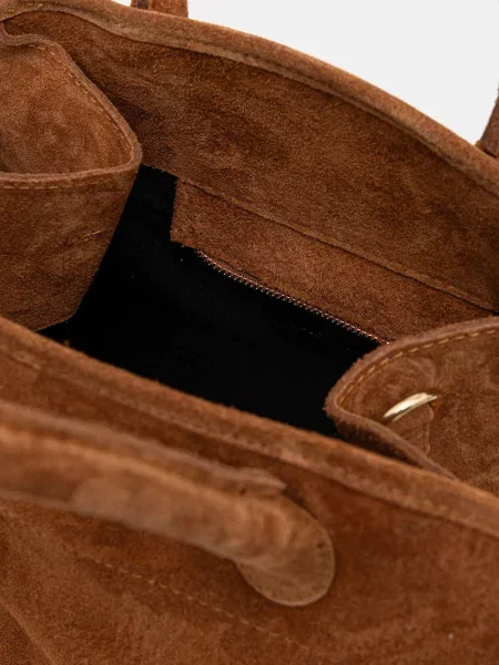 Замшева сумочка Answear.LAB коричневий