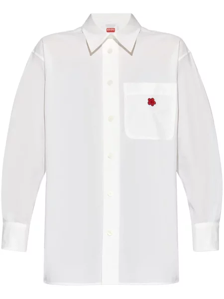 Cămașă Kenzo cu model floral alb