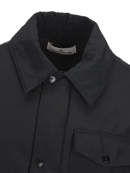 Μπουφάν πουκάμισο Stone Island πέτρες μαύρο