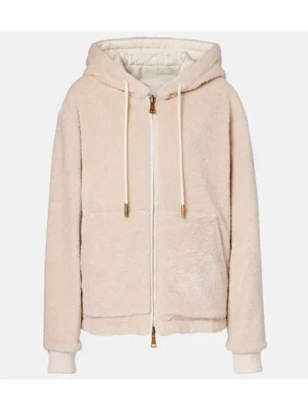 Top Moncler frotte biały