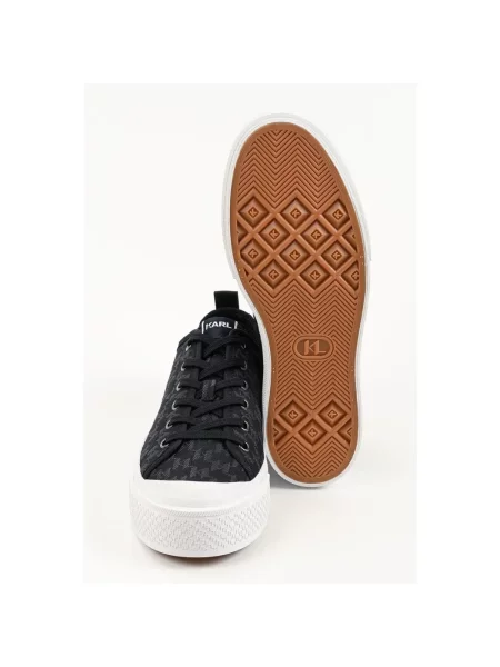 Sneakersy Karl Lagerfeld skórzane czarne