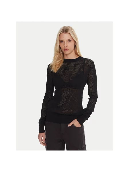 G-Star Raw Πουλόβερ Pointelle μαύρο