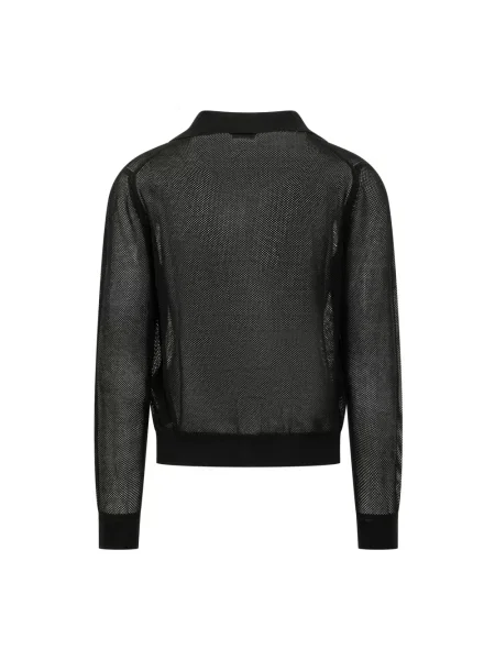 Koszulka polo Tom Ford czarna