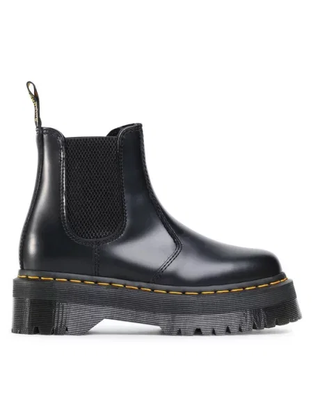 Ilgaauliai batai Dr. Martens juoda