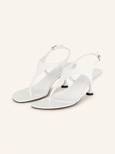 Proenza Schouler Czółenka Z Odkrytą Piętą weiss biała