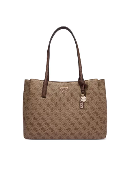 Τσάντα Guess Noelle II Καφέ μπεζ