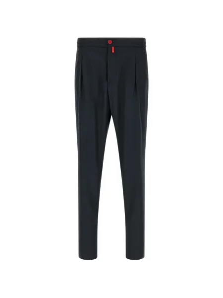 Pantaloni Kiton conici albastru