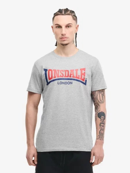 Tričko Lonsdale sivá