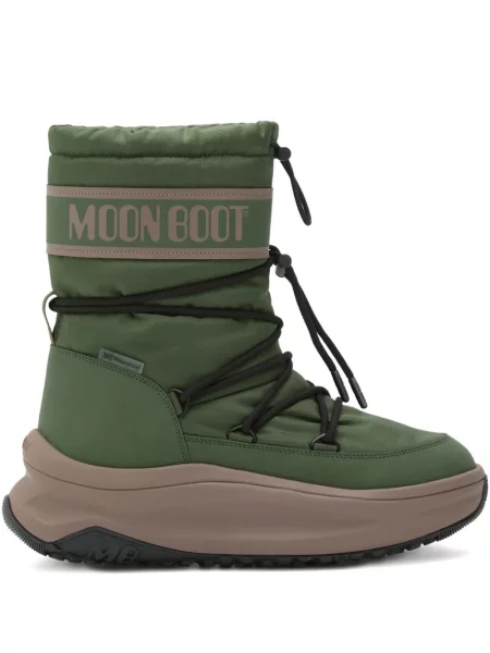 Botki Moon Boot polarowe zielone