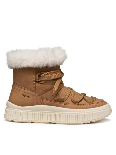 Gležnjarji Geox rjava