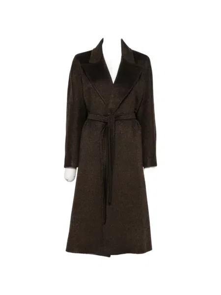 Ζωσμένος παλτό Max Mara καφέ