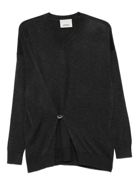 V-nyakú gyűrű Isabel Marant szürke