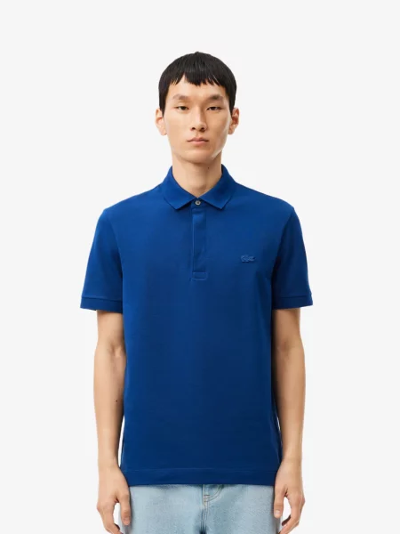 Поло Lacoste синее