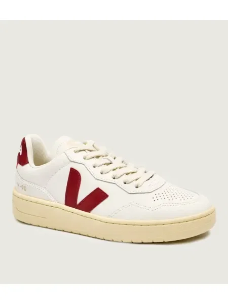 Sneakers Veja W O.T Leather Ex-White_Marsala EUR 36 fehér