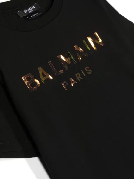 Koszulka dziecięca Balmain czarna