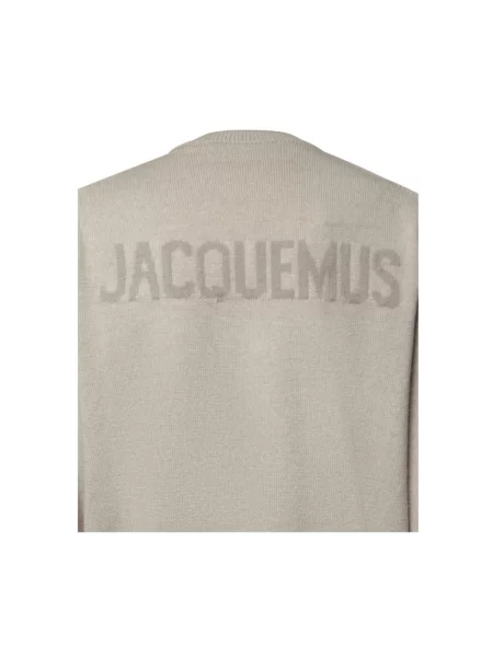 Kardigan Jacquemus wełniany beżowy