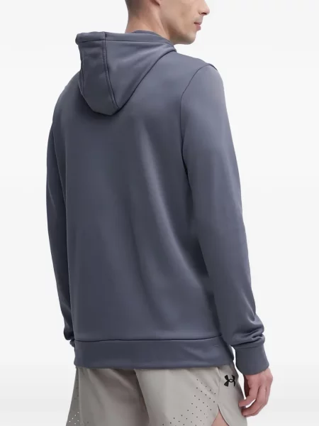 Hanorac cu glugă Under Armour cu autograf gri