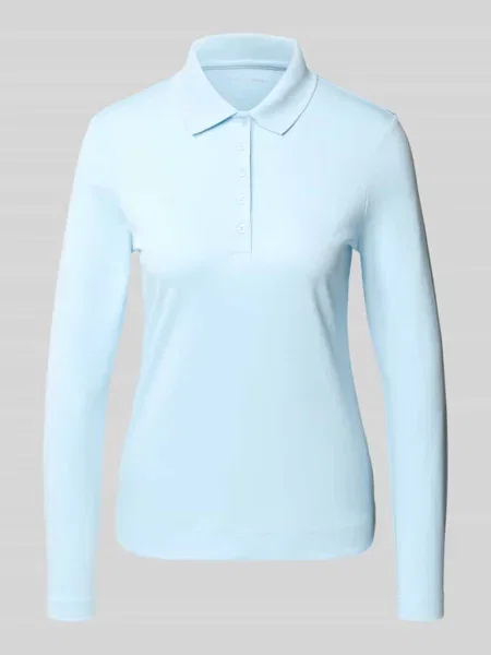 Longsleeve z kołnierzykiem polo i zapięciem na Christian Berg Woman