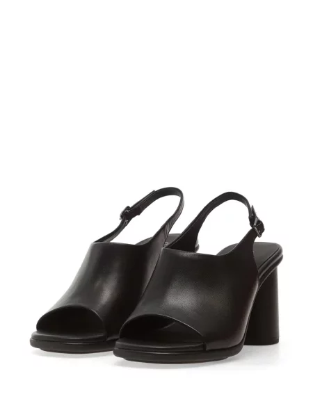 Sandale Ecco din piele slingback negru