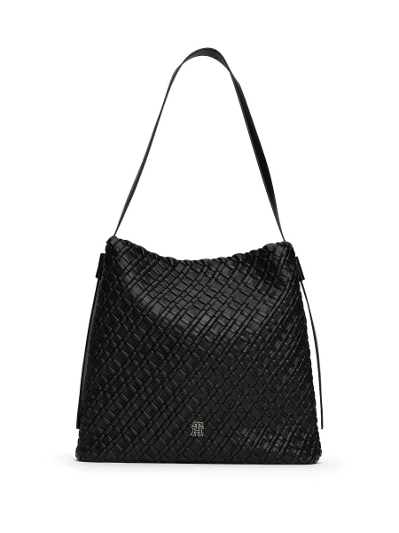 Tommy Hilfiger Kabelka Th Braided Maxi Hobo čierna