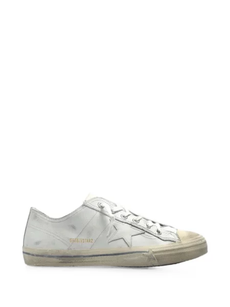 Sneakerși Golden Goose V-Star din piele alb