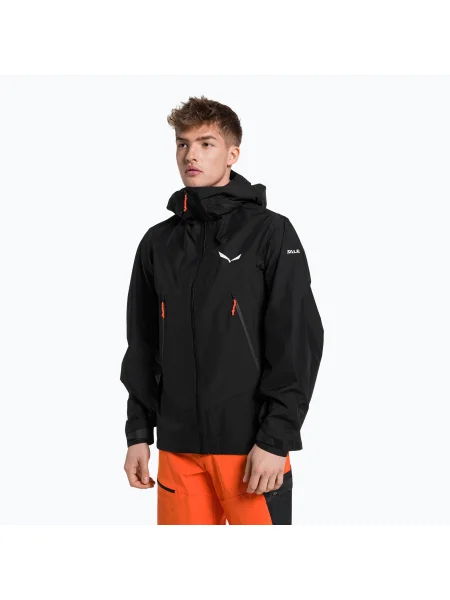 Salewa Ortles GTX 3L jachetă de ploaie pentru bărbați negru