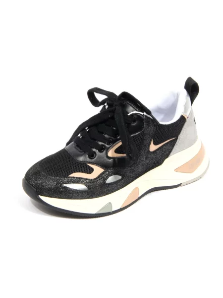 Sneakersy Liu Jo skórzane czarne