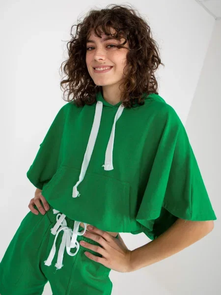 Trenirka Fashionhunters zelena