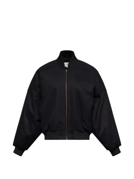 Geacă Mm6 Maison Margiela din țesătură twill negru