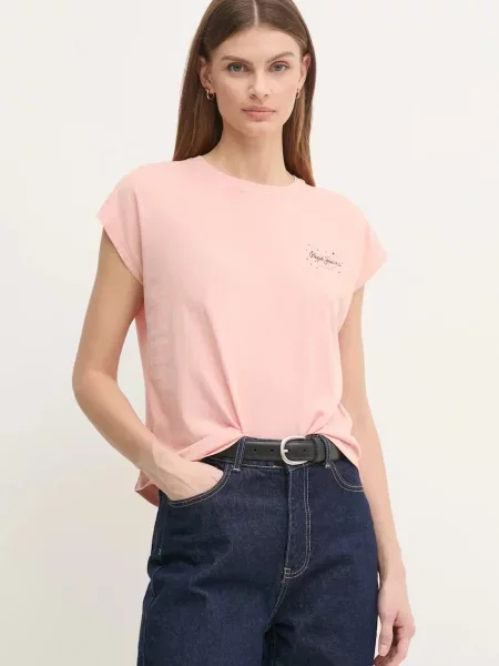 Pepe Jeans tričko LORENA růžové