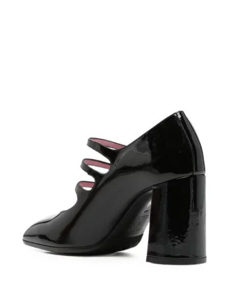 Pantofi cu toc Carel Paris cu bretele negru