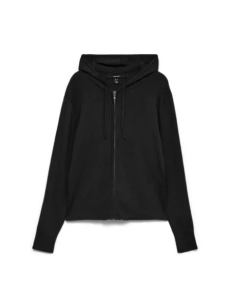 VERO MODA Geacă tricotată VMSILJE' negru