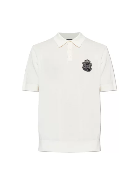 Koszulka polo Dolce And Gabbana biała