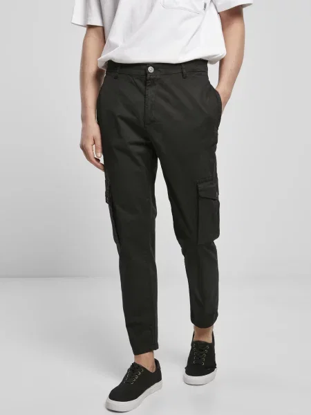 Zúžené cargo kalhoty Urban Classics černé
