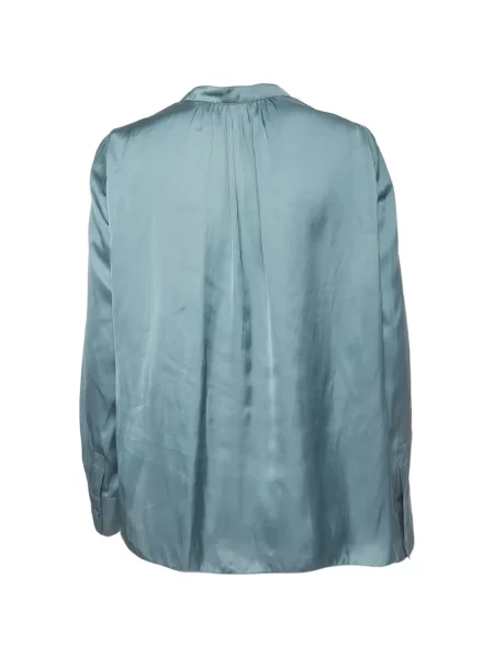 Bluză Zadig&voltaire din satin albastru