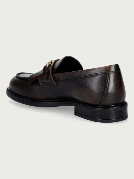 Loafersy Tommy Hilfiger brązowe