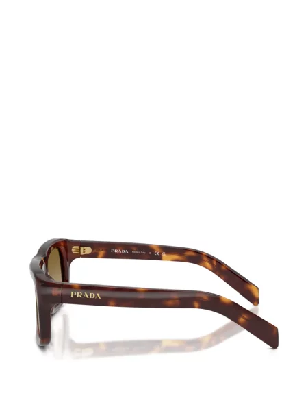 Ochelari de soare pătrați Prada Eyewear maro