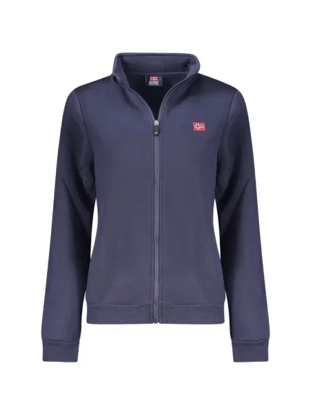 Cardigan Norwegian Rain cu autograf albastru