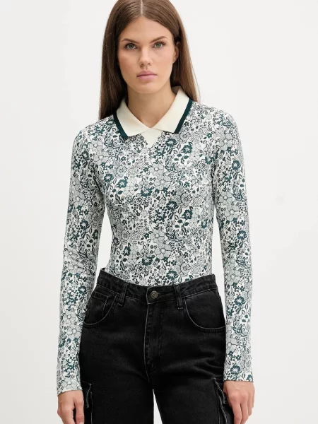 Tricou mânecă lungă Adidas Originals verde