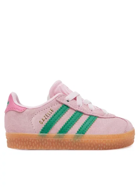 ADIDAS ORIGINALS Tenisky Gazelle zlatá růžová / starorůžová zelená