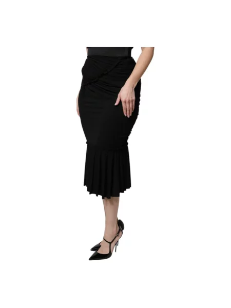 Spódnica midi Dolce And Gabbana czarna