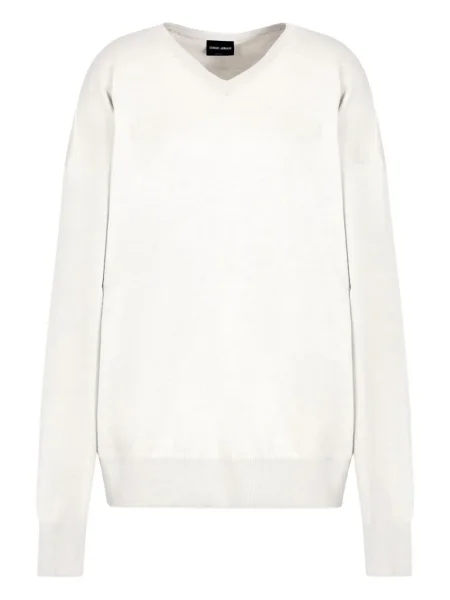 Pulover Giorgio Armani cu decolteu în V lung