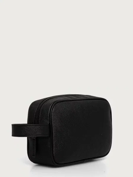 Pungă cosmetică Armani Exchange negru