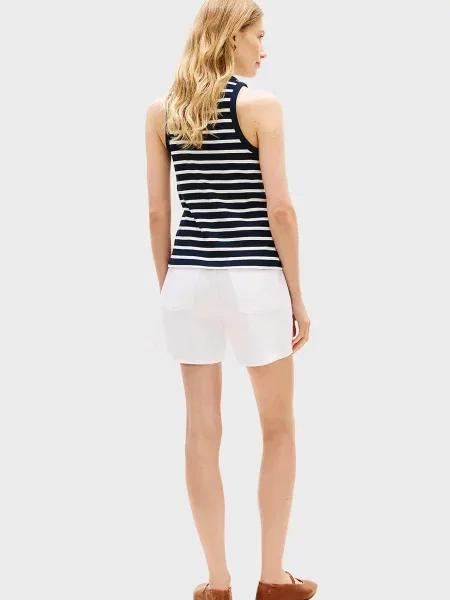 У смужку топ Tommy Hilfiger синій